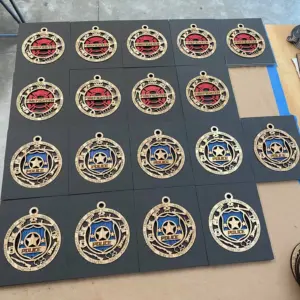 Custom engraved work by Kowalski Designs